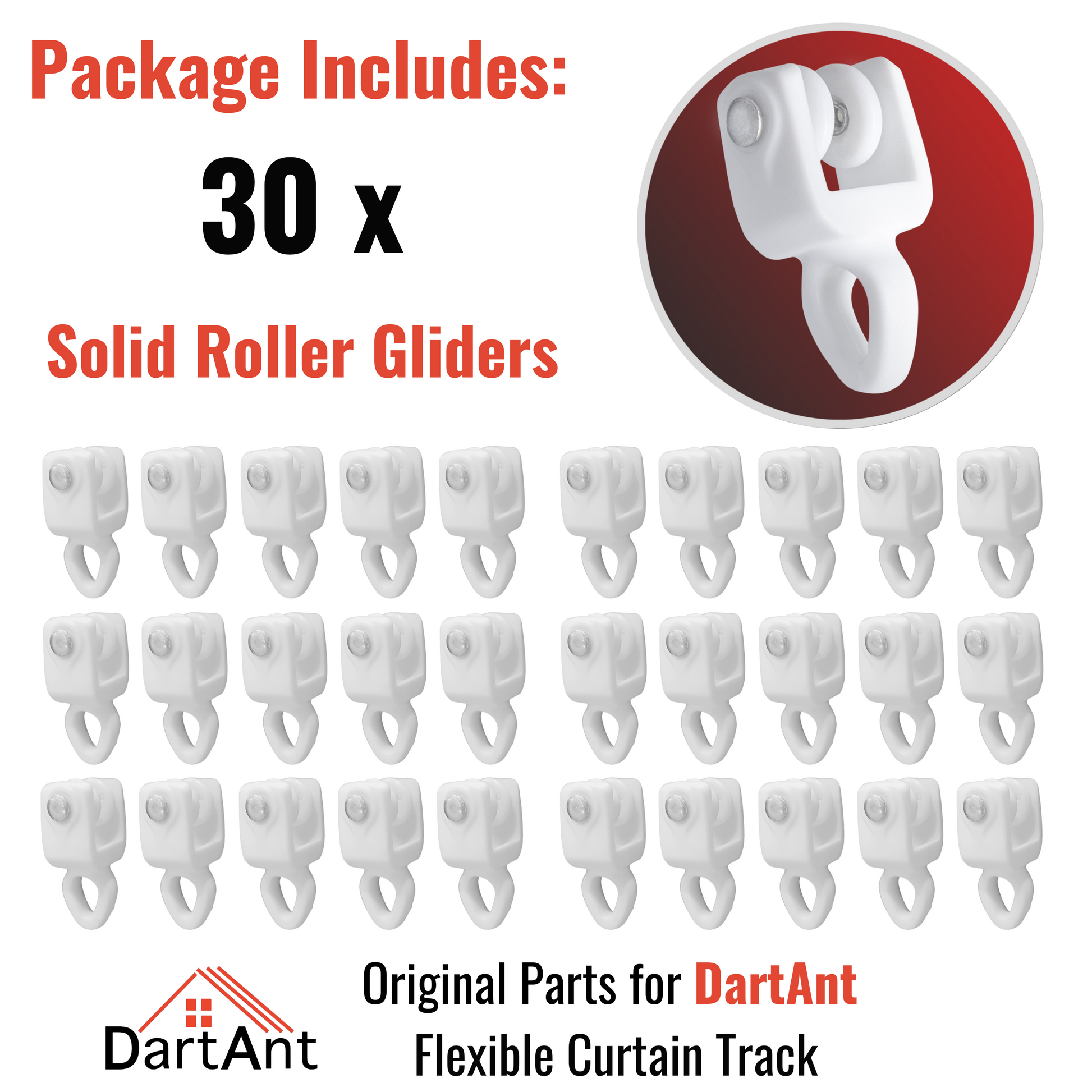 a. Flexible Curtain Track – DartAnt